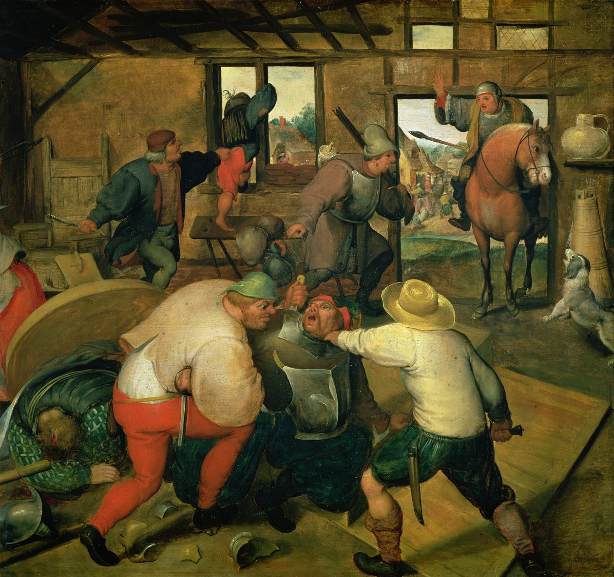 Walka, ok. 1565-70 (panel) autorstwa Maerten van Cleve