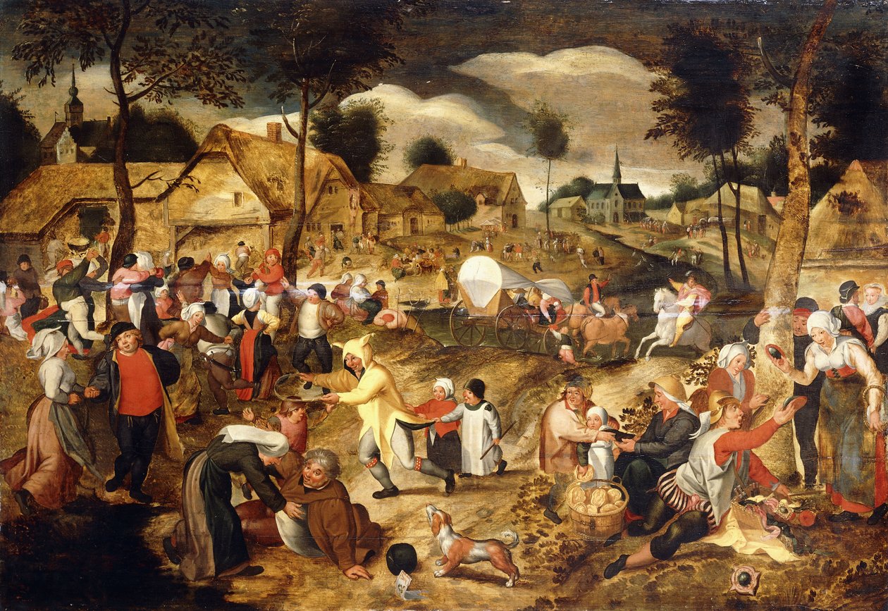 Wioska Kermesse, autorstwa Maerten van Cleve