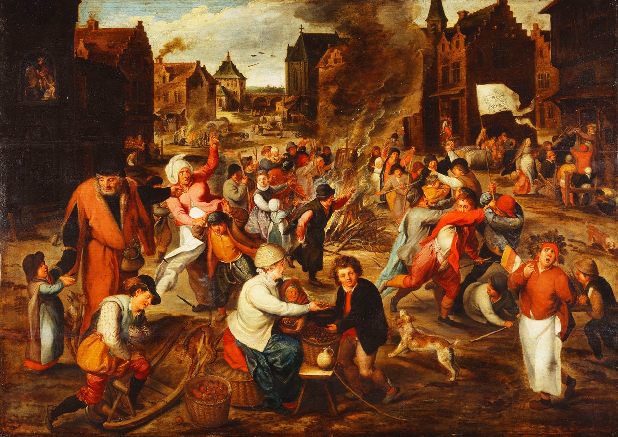 Święto św autorstwa Maerten van Cleve