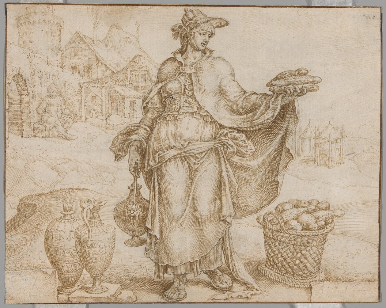 Abigail autorstwa Maerten van Heemskerck