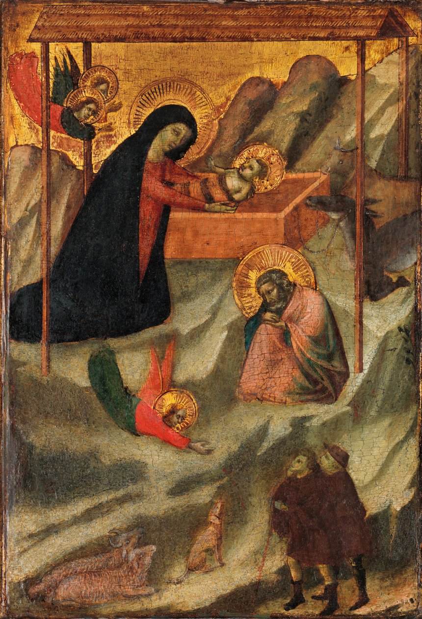 Narodzenia, ok. godz. 1320-40. autorstwa Maestro Daddesco