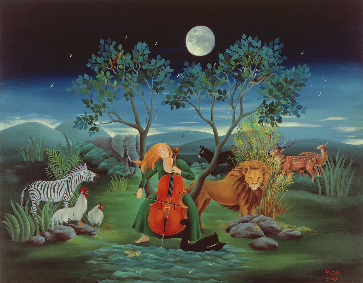 Sonata Księżycowa, 2006 autorstwa Magdolna Ban