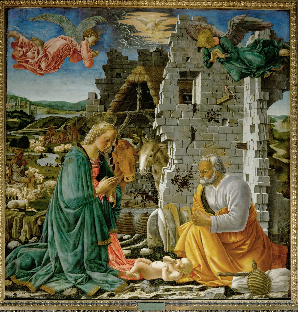 Narodziny ... autorstwa Maitre de la Nativite du Louvre