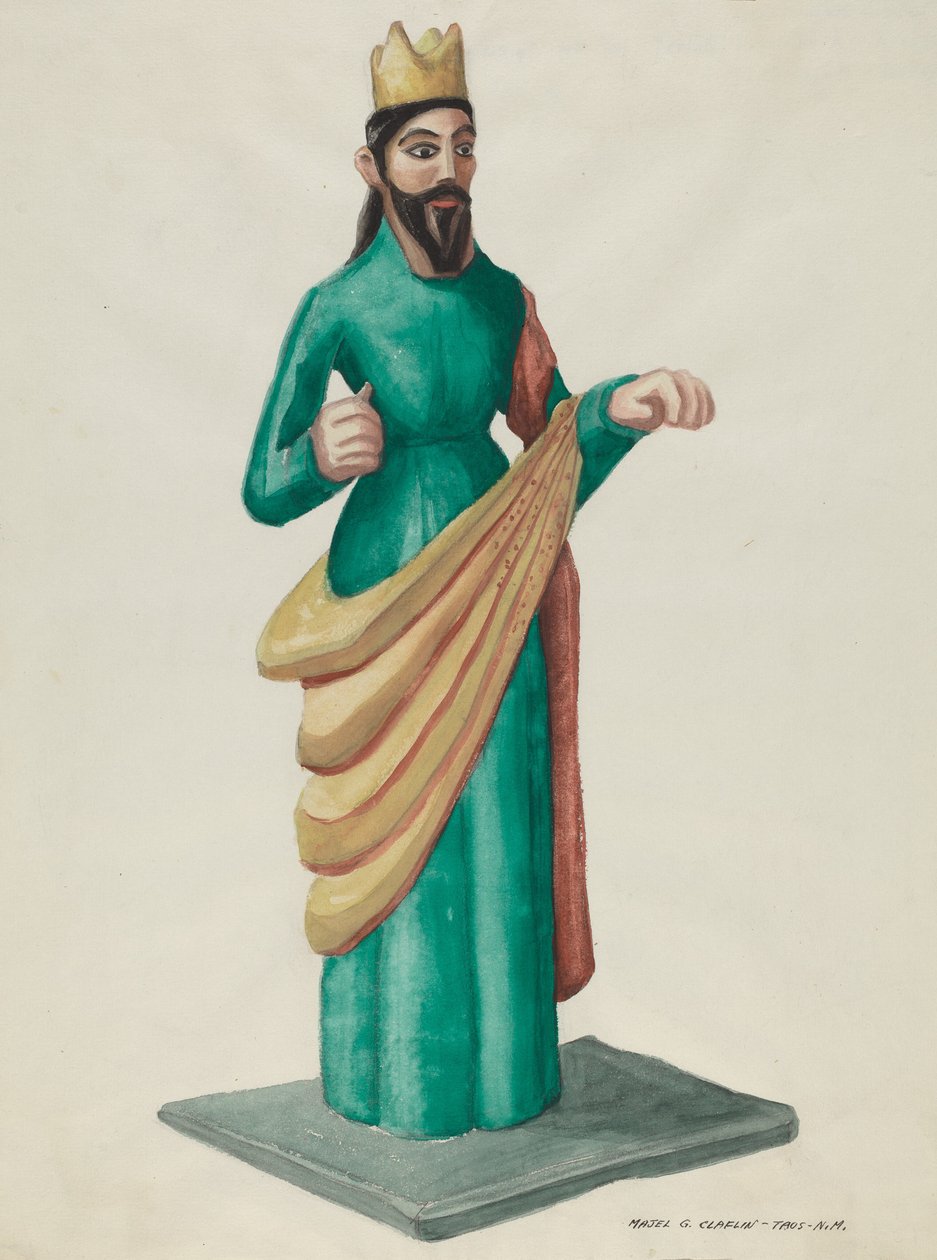 Archanioł Bulto, ok. 1930 r. 1937. autorstwa Majel G. Claflin