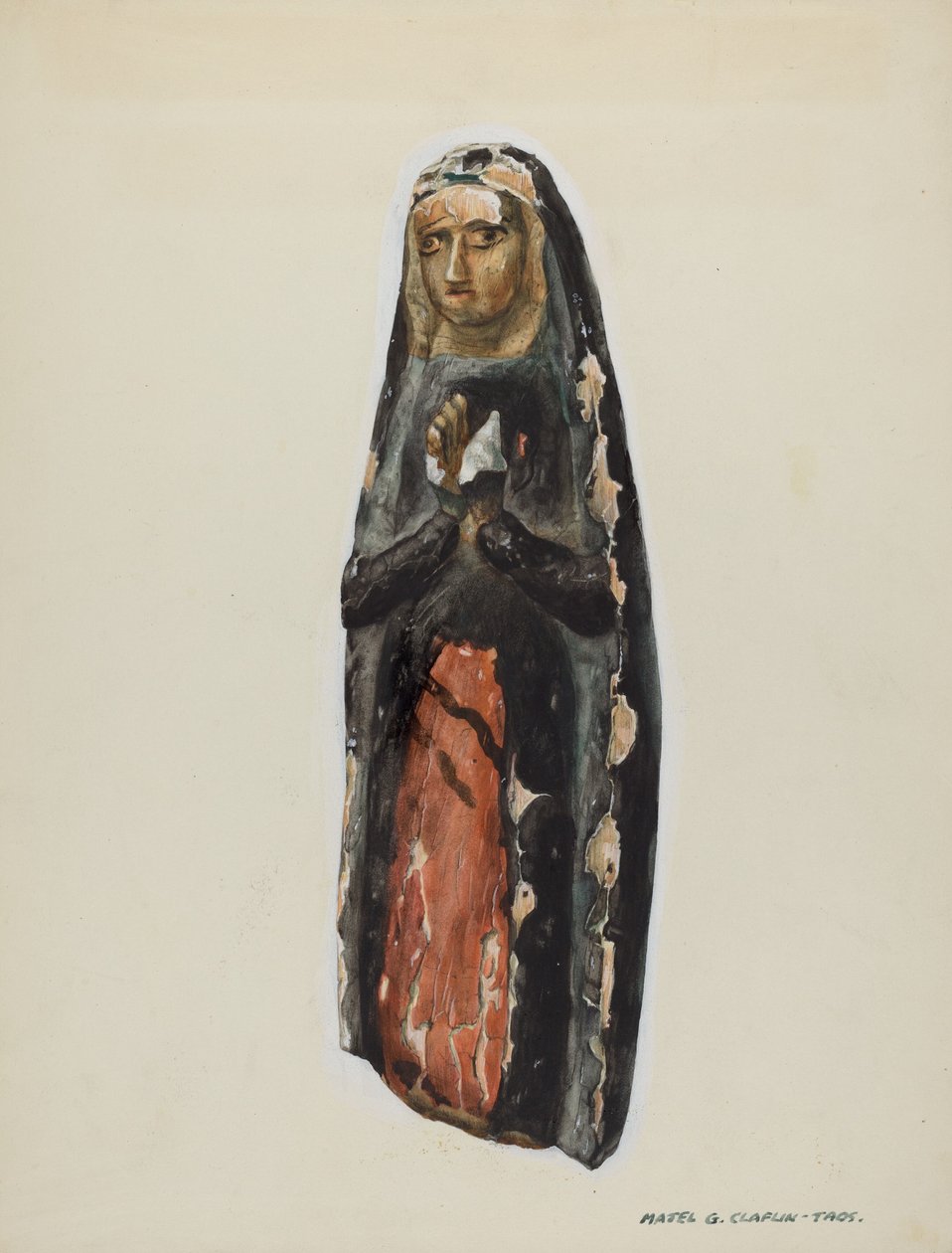 Bulto Dziewica, c. 1939. autorstwa Majel G. Claflin