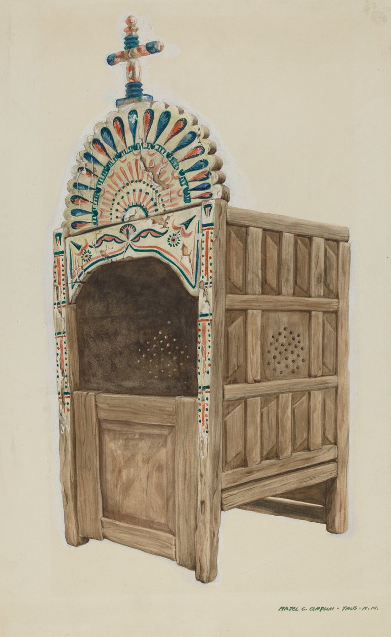 Konfesjonał, 1935-1942. autorstwa Majel G. Claflin