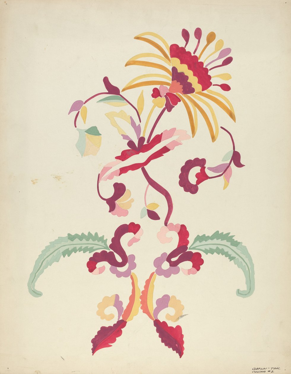 Projekt z proponowanego teki, 1935-1942. autorstwa Majel G. Claflin