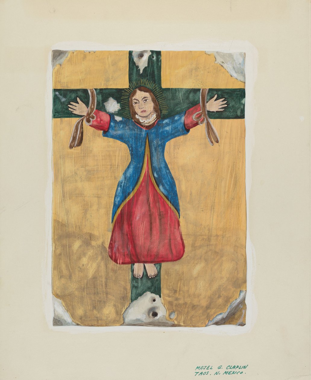 Obraz św. Liberaty, ok. 1930 1939. autorstwa Majel G. Claflin