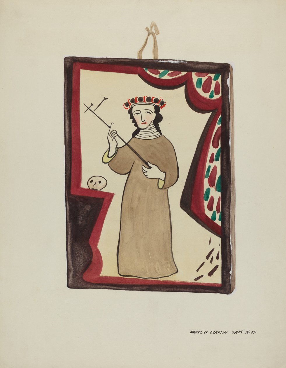Ołtarz-Santa Rita, c. 1937. autorstwa Majel G. Claflin