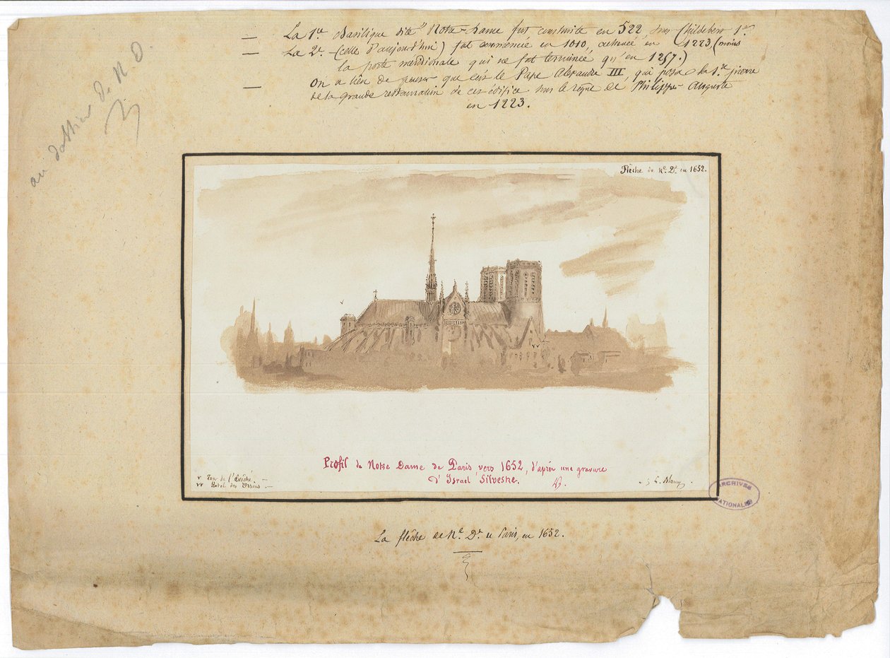 Profil Notre-Dame de Paris autorstwa Mammy