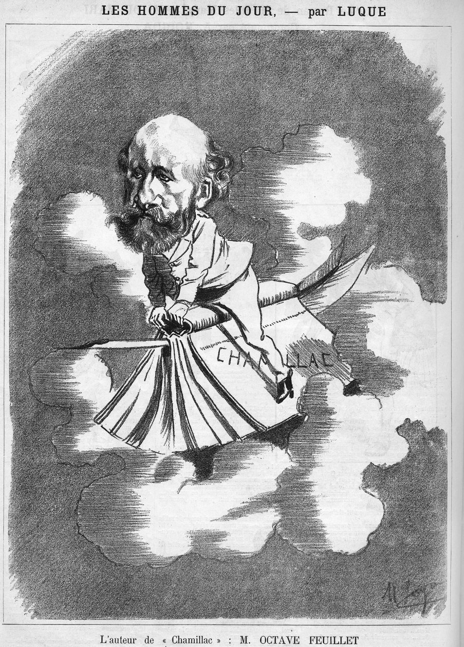 Octave Feuillet (1821-1890) francuski pisarz. autorstwa Manuel Luque