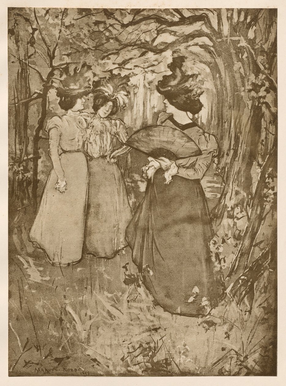 Menuet dAutomne, 1898. autorstwa Manuel Robbe