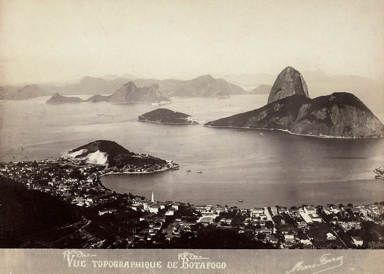 Widok na Botafogo, Brazylia autorstwa Marc Ferrez