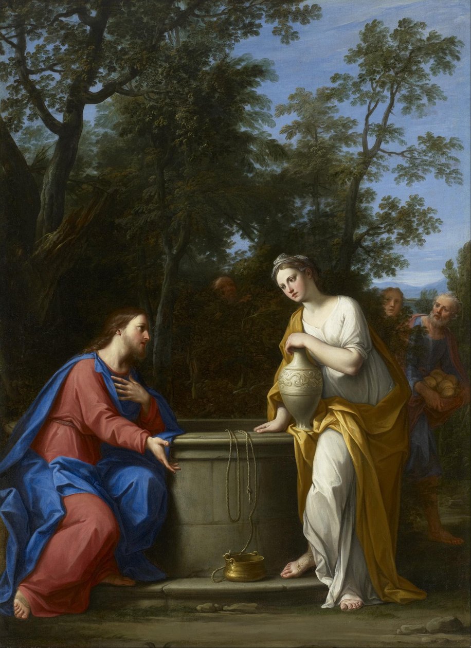 Chrystus i Niewiasta Samarii autorstwa Marcantonio Franceschini