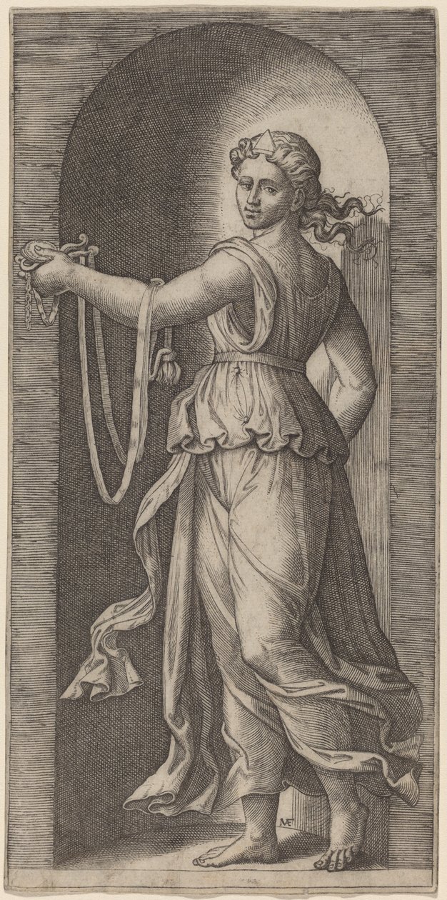 Wstrzemięźliwość autorstwa Marcantonio Raimondi after Raphael