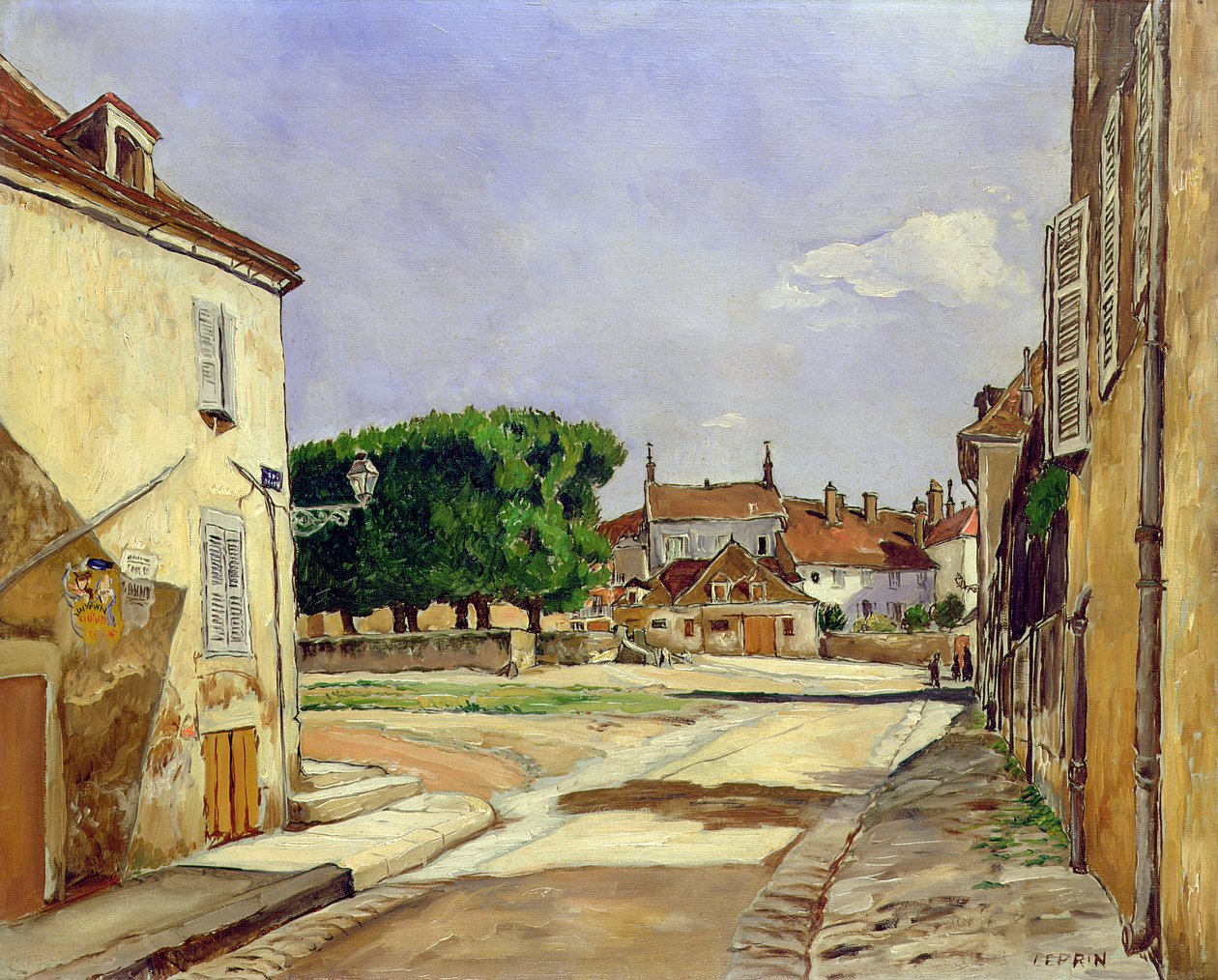 Ulica w Avallon autorstwa Marcel Leprin