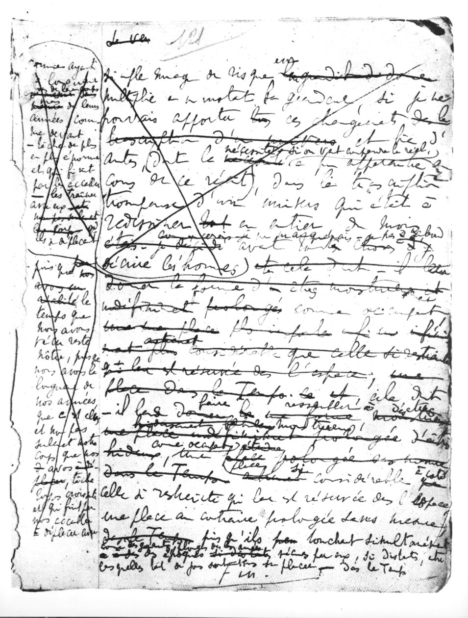 Ostatnia strona "A la Recherche du Temps Perdu autorstwa Marcel Proust