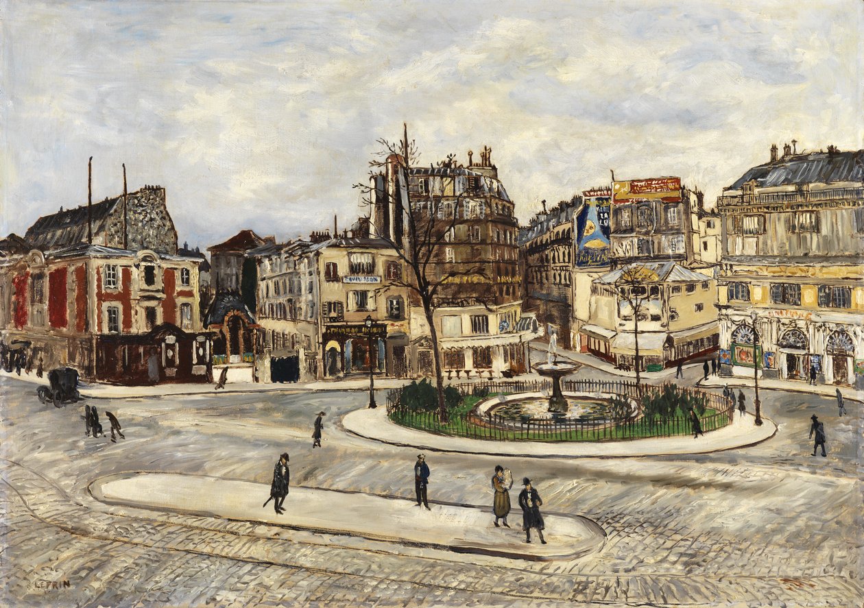 Plac Pigalle, ok. 1924 autorstwa Marcel Leprin