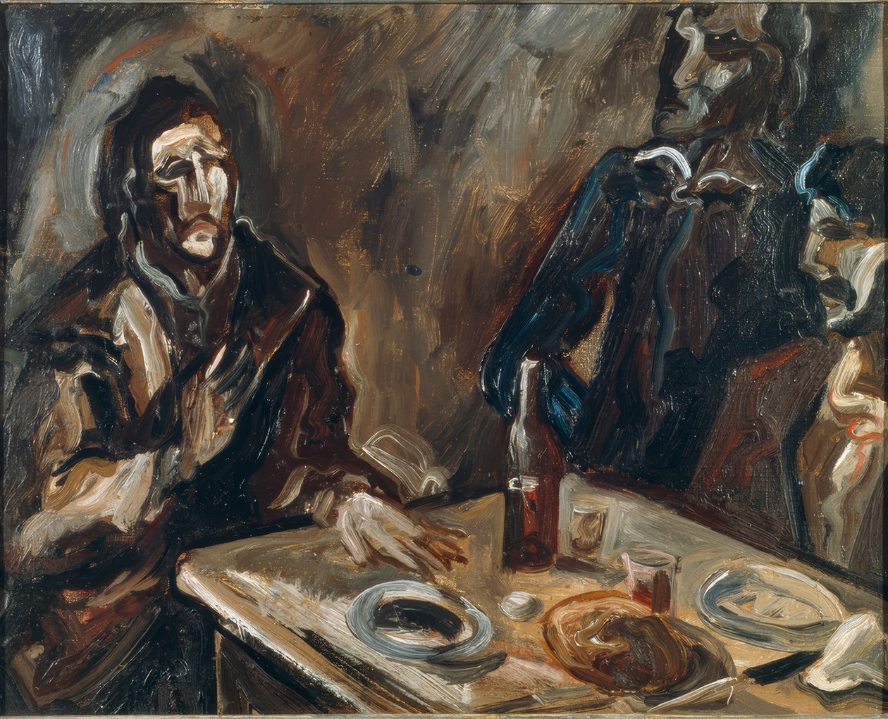 Pielgrzymi z Emaus autorstwa Marcel Poncet