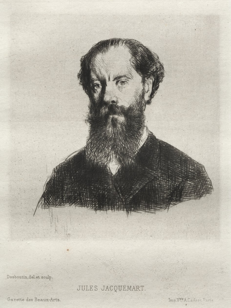 Jules Jacquemart, 1876. autorstwa Marcellin Gilbert Desboutin
