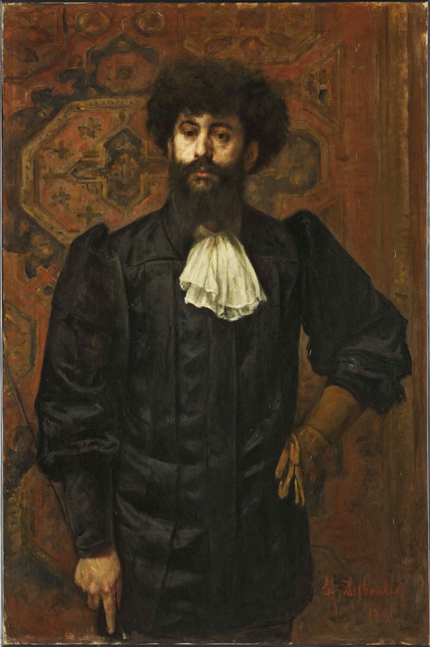 Sar Josephin Peladan 1858-1918, 1891. autorstwa Marcellin Gilbert Desboutin