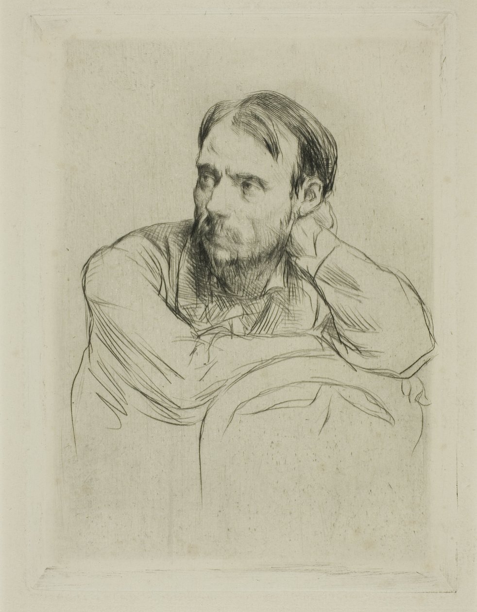 Portret Renoira autorstwa Marcellin Gilbert Desboutin