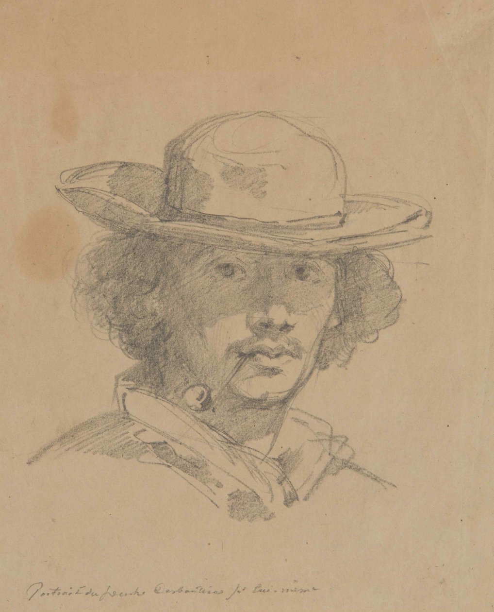 Autoportret. autorstwa Marcellin Gilbert Desboutin