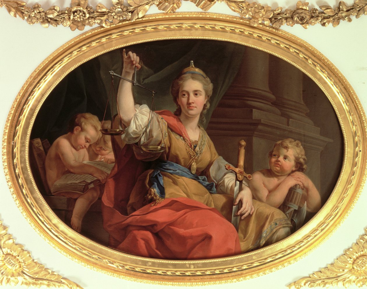 Sprawiedliwość, c.1777 autorstwa Marcello Bacciarelli
