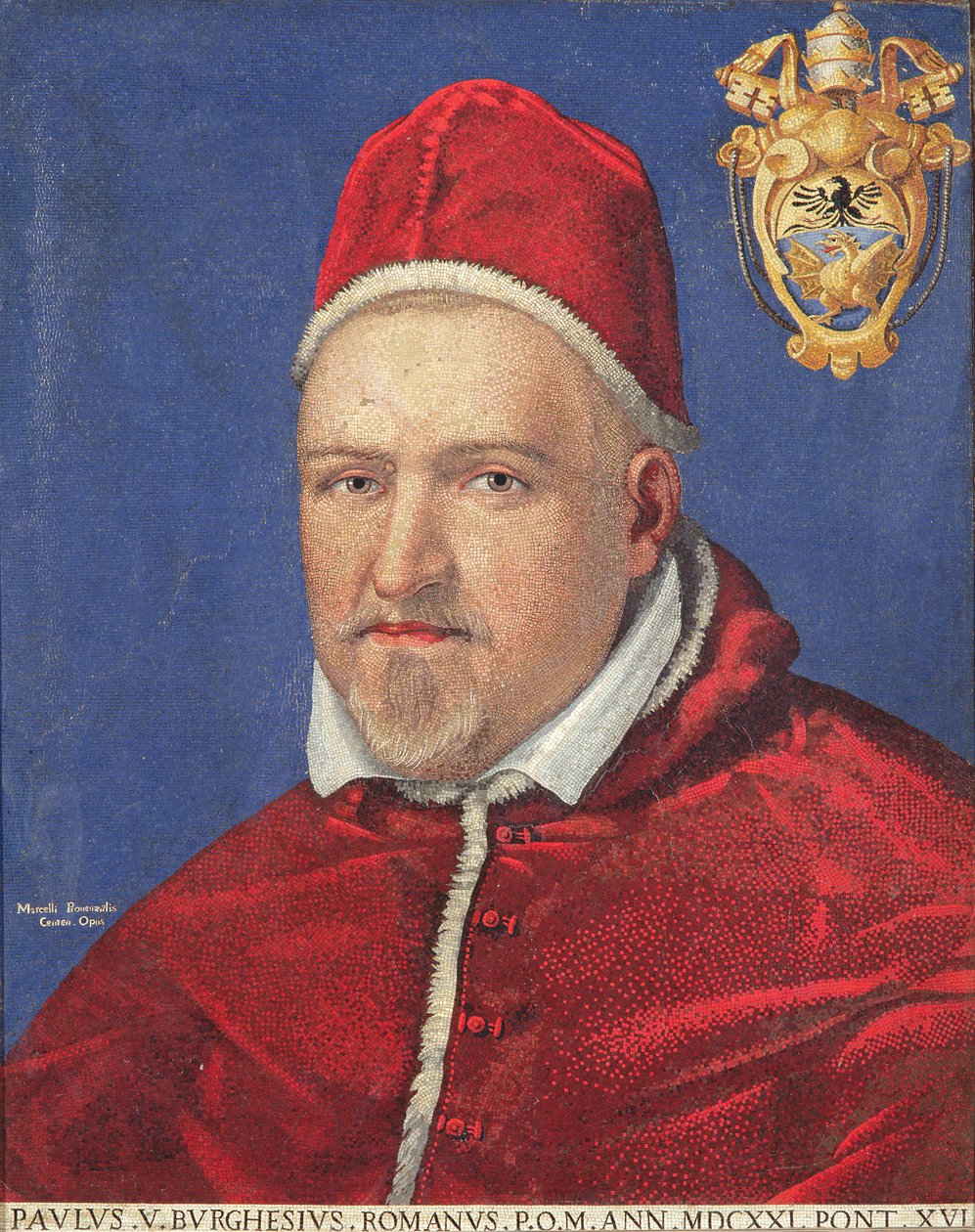 Papież Paweł V (mozaika) autorstwa Marcello Provenzale