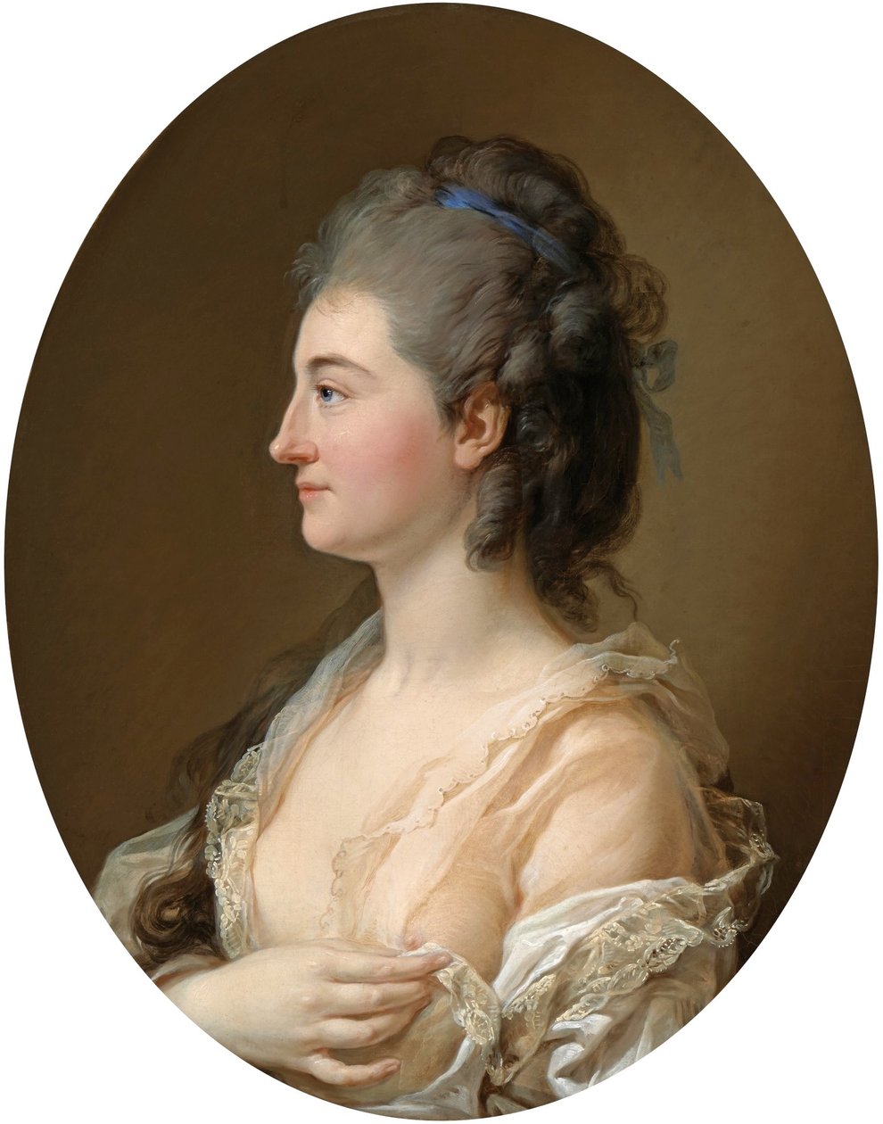 Portret Catheriny Gattai Tomatis (Thomatis). autorstwa Marcello Bacciarelli