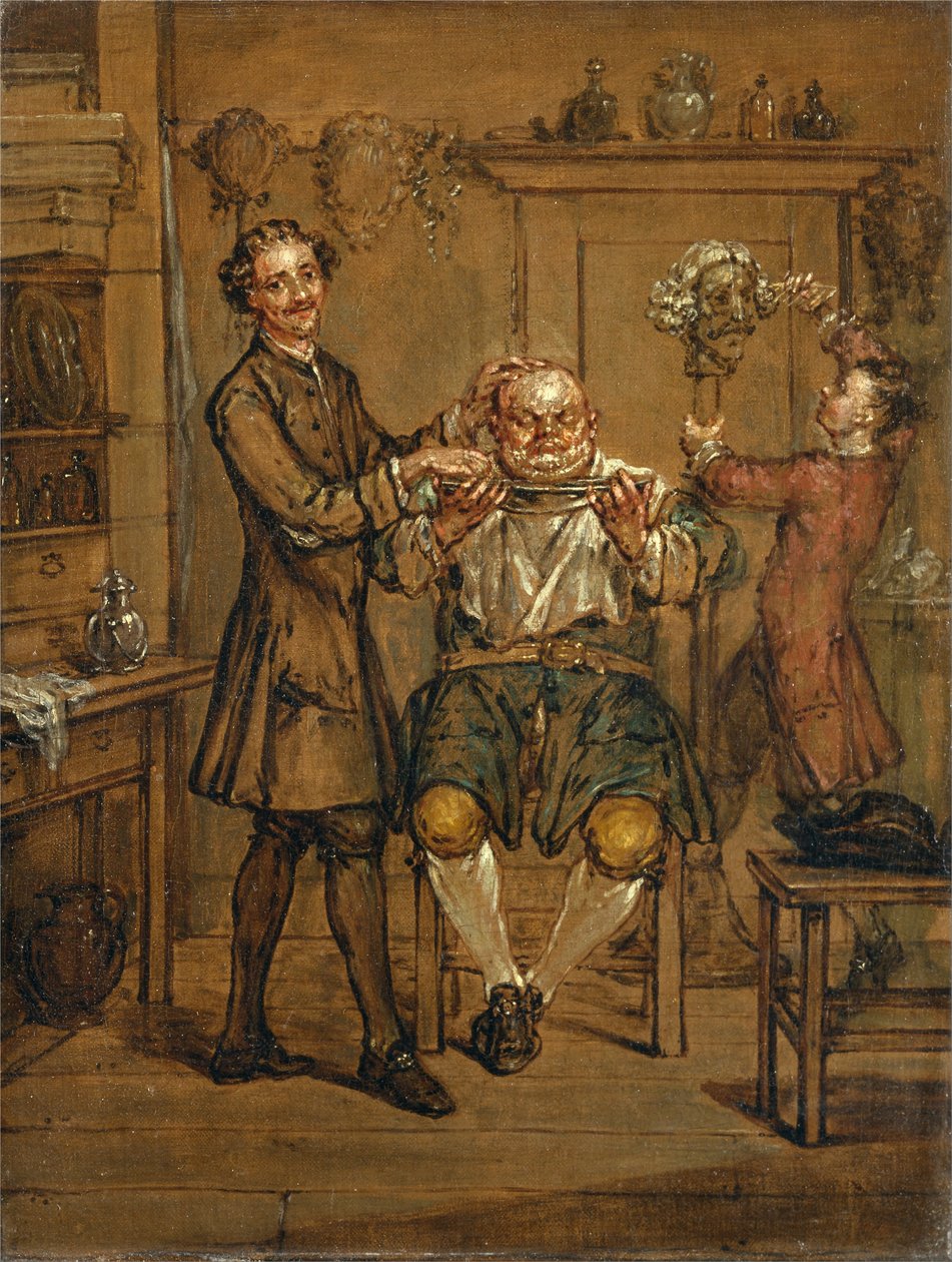 Fryzjer autorstwa Marcellus Laroon the Younger
