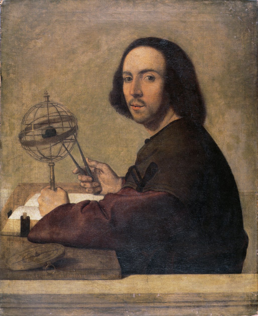 Portret astronoma, 1512 autorstwa Marco Basaiti