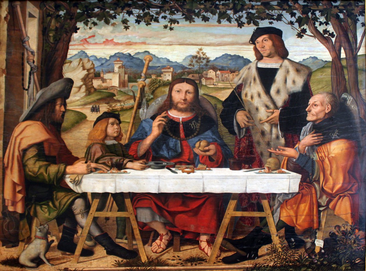 Chrystus w Emaus autorstwa Marco Marziale