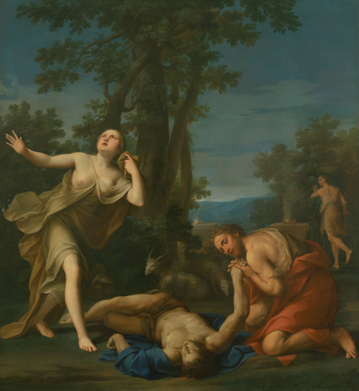 Śmierć Abla autorstwa Marcantonio Franceschini