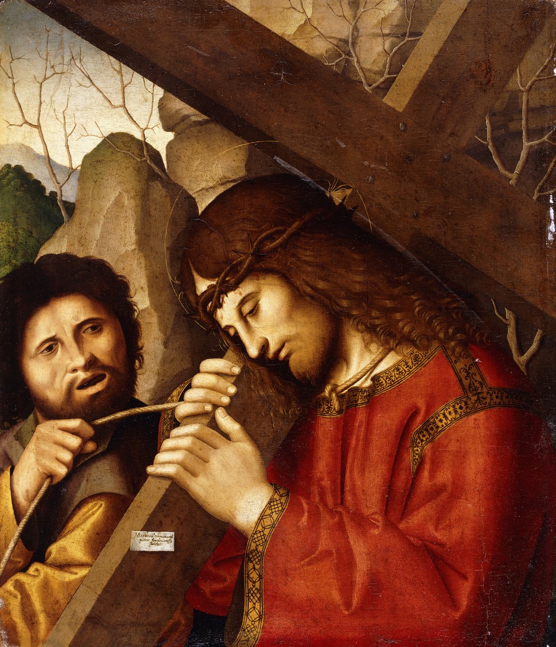 Chrystus dźwigający krzyż, autorstwa Marco Palmezzano