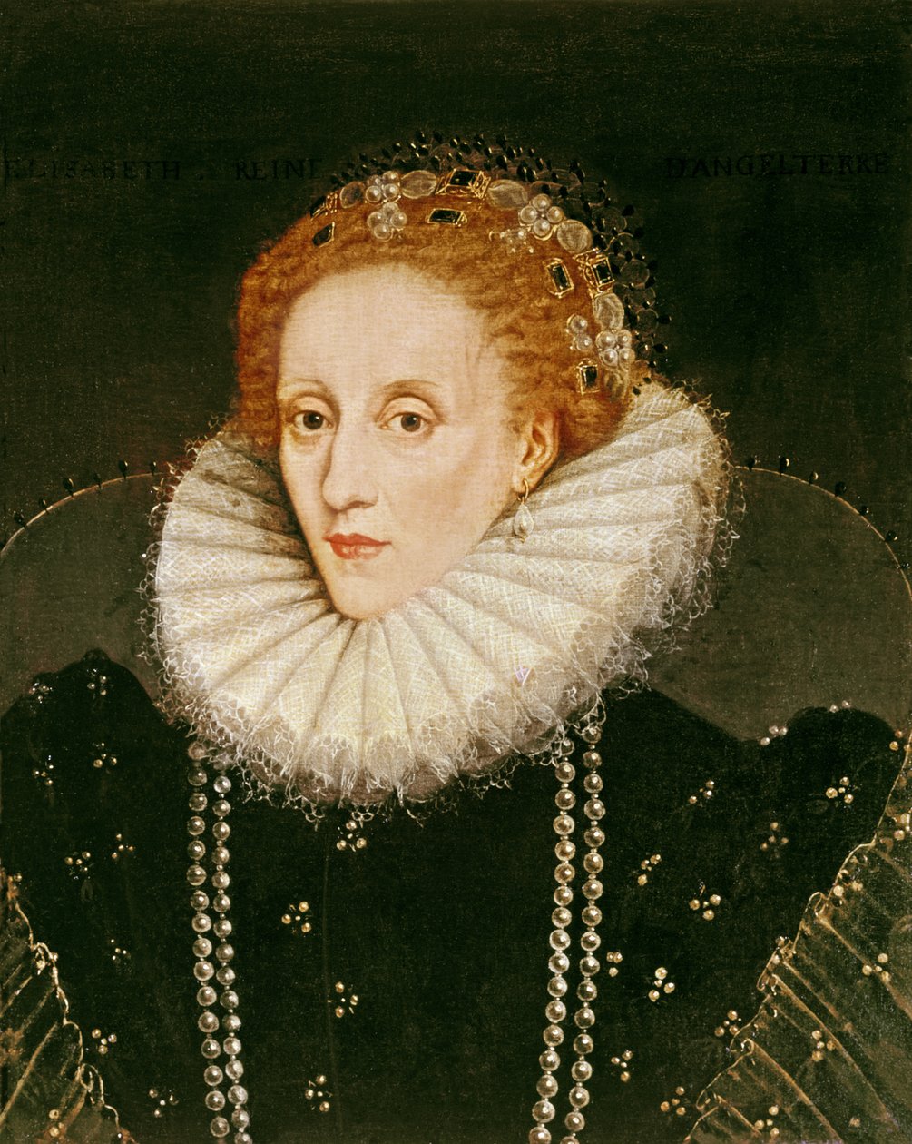 Portret królowej Elżbiety I (1533-1603) autorstwa Marcus Garret Gheeraerts the Younger