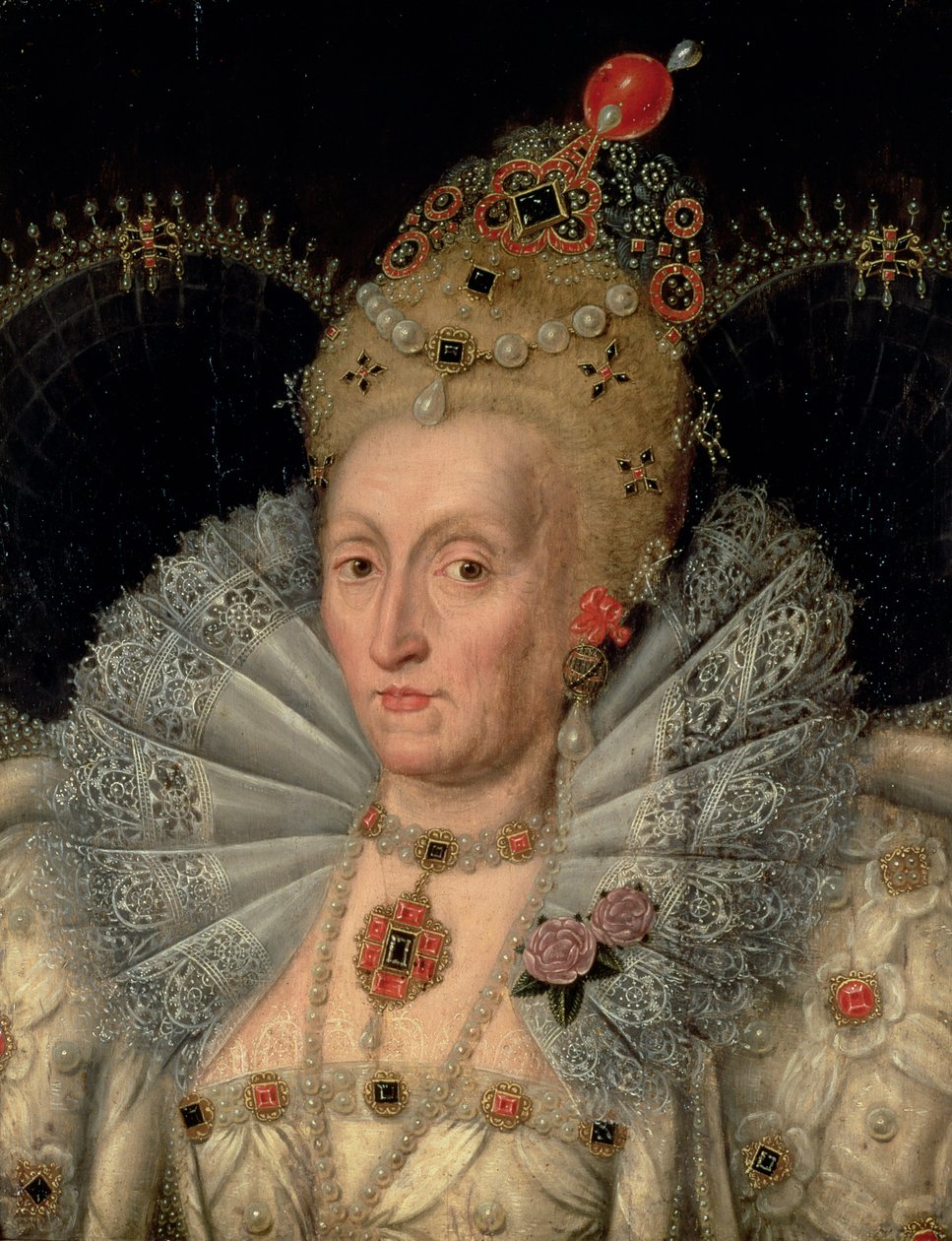 Królowa Elżbieta I (patrz także 63674) autorstwa Marcus Garret Gheeraerts the Younger