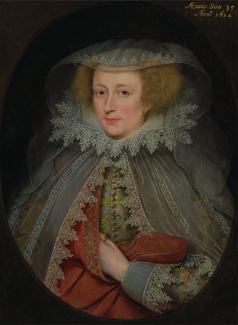 Katarzyna Killigrew, Lady Jermyn autorstwa Marcus Gheeraerts the Younger