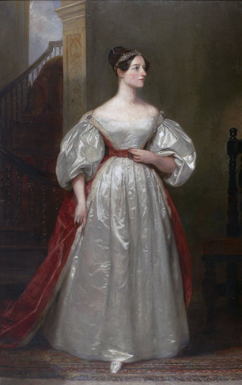 Portret Ady Lovelace (1815-1852) autorstwa Margaret Sarah Carpenter