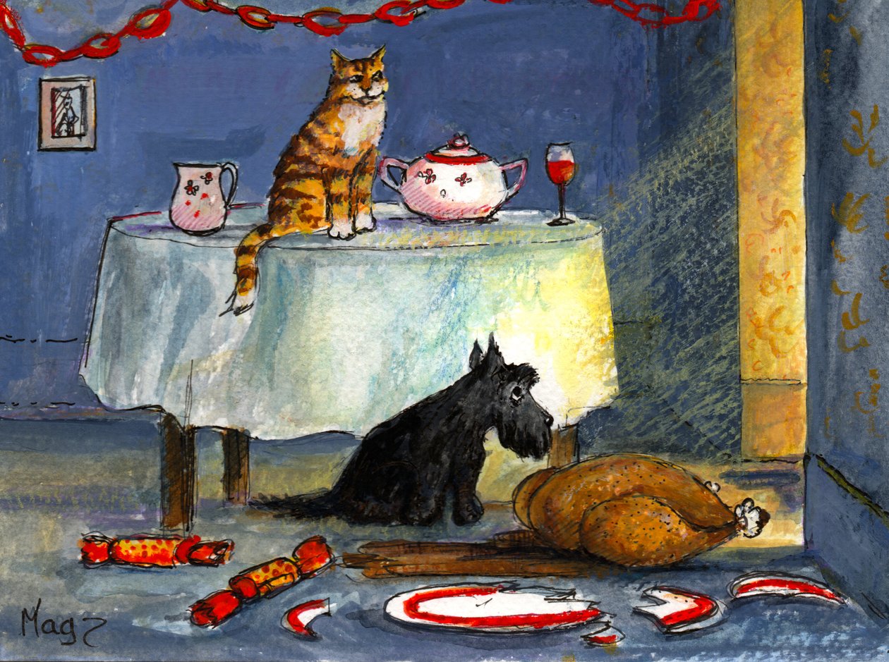 obiad świąteczny autorstwa Margaret Loxton