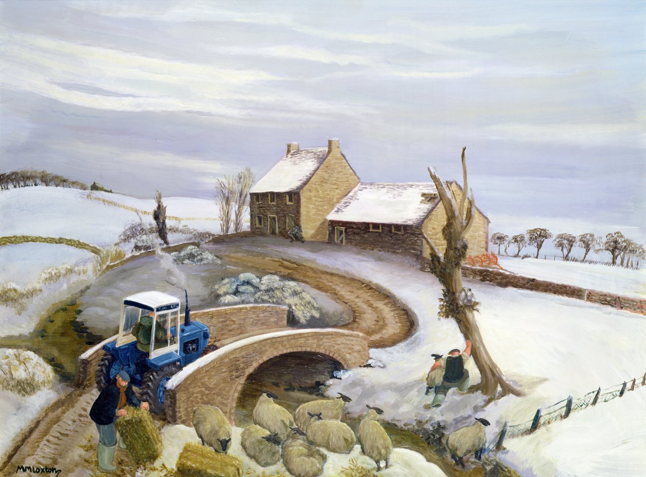 Styczeń w górach autorstwa Margaret Loxton