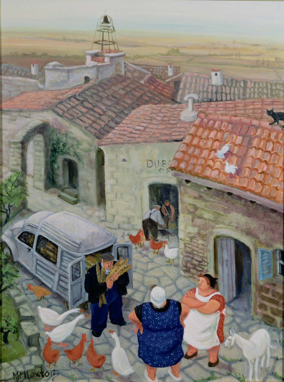 Le Boulanger (olej na płótnie) autorstwa Margaret Loxton