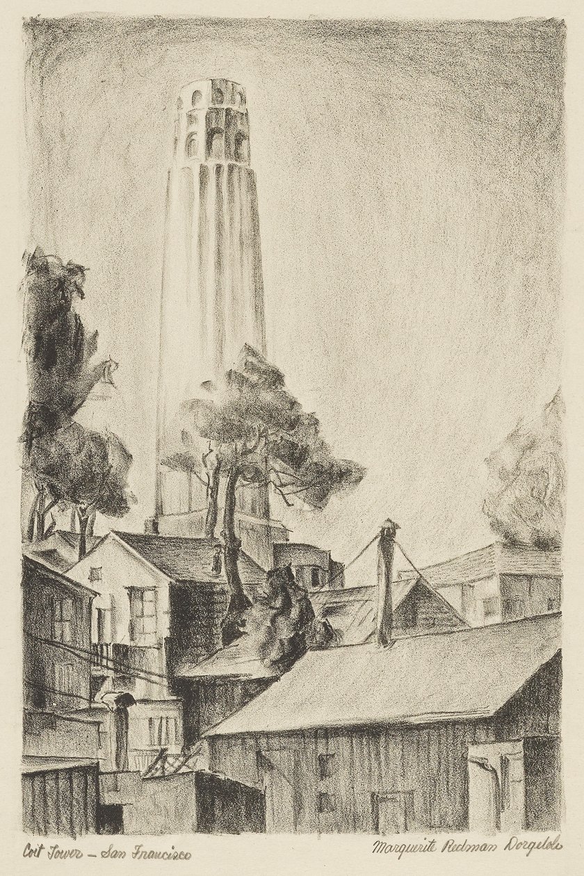 Coit Tower, San Francisco autorstwa Marguerite Redman Dorgeloh
