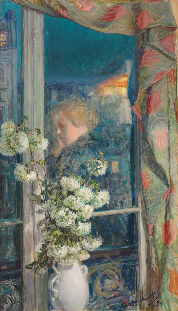 Odbicie intymnego świata, 1894 autorstwa Maria Iakunchikova