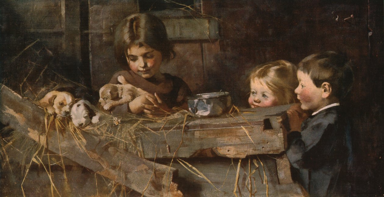 Skarby dzieciństwa, 1886, c1930. autorstwa Marianne Stokes