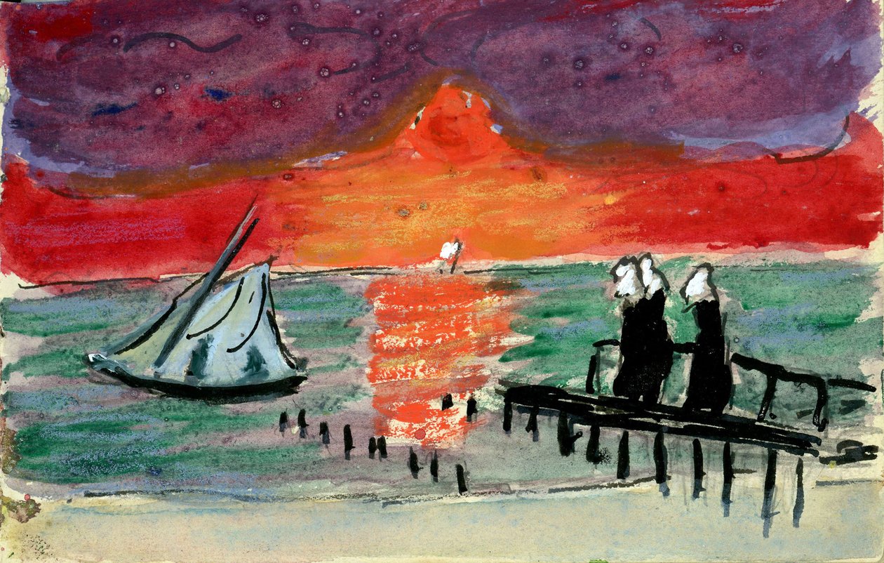 Morze Bałtyckie, lata 1910 autorstwa Marianne von Werefkin