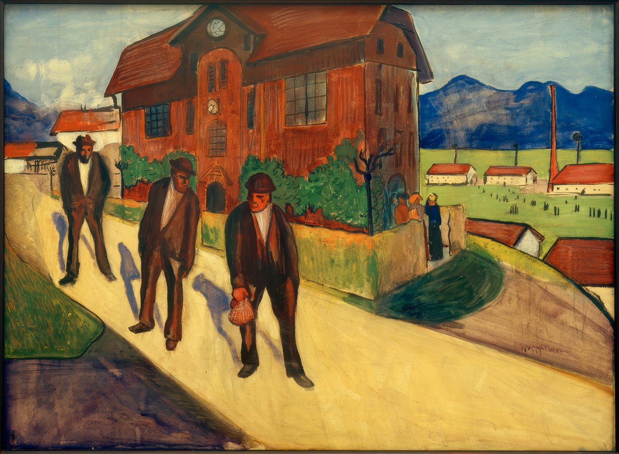 M. v. Werefkin, po pracy / malowanie, 1909 autorstwa Marianne von Werefkin