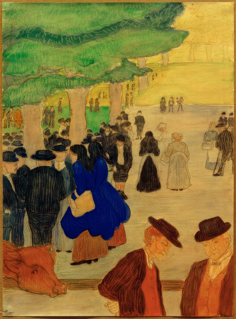 Viehmarkt autorstwa Marianne von Werefkin
