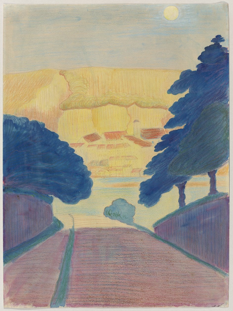 zamek na wodzie autorstwa Marianne von Werefkin