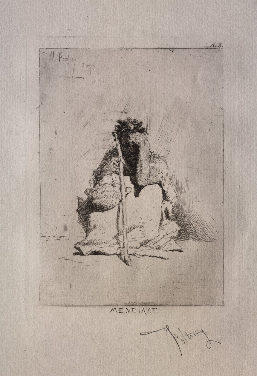 Żebrak autorstwa Mariano Fortuny y Marsal